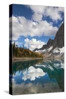 Floe Lake Reflection I-Alan Majchrowicz-Stretched Canvas