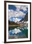 Floe Lake Reflection I-Alan Majchrowicz-Framed Art Print