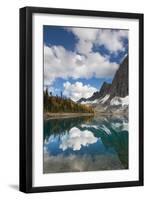 Floe Lake Reflection I-Alan Majchrowicz-Framed Art Print