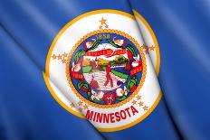 Flag of Minnesota (Usa)-Flogel-Art Print