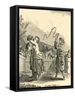 Flogging of a Woman Convict in Russia as a Public Spectacle-null-Framed Stretched Canvas
