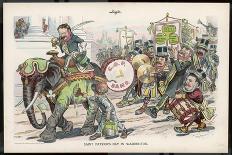 Theodore Roosevelt 26th American President "Preparing for a National Gridiron-Club Dinner"-Flohri-Mounted Art Print