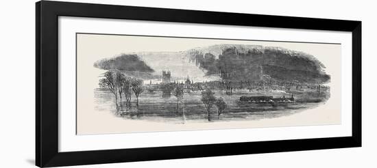 Flood at Gloucester, 1852-null-Framed Giclee Print