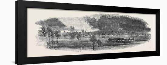 Flood at Gloucester, 1852-null-Framed Premium Giclee Print