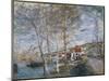 Flood at Moret (Inondation À More), 1879-Alfred Sisley-Mounted Giclee Print