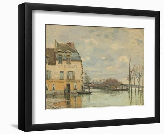 Flood at Port-Marly, 1872-Alfred Sisley-Framed Giclee Print