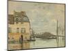 Flood at Port-Marly, 1872-Alfred Sisley-Mounted Giclee Print