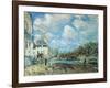 Flood at Port-Marly, 1876-Alfred Sisley-Framed Giclee Print