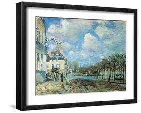 Flood at Port-Marly, 1876-Alfred Sisley-Framed Giclee Print