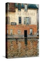 Flood at Port Marly-Alfred Sisley-Stretched Canvas