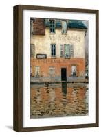 Flood at Port Marly-Alfred Sisley-Framed Art Print