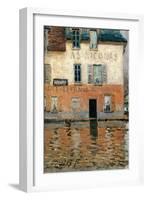 Flood at Port Marly-Alfred Sisley-Framed Art Print