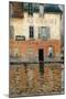 Flood at Port Marly-Alfred Sisley-Mounted Art Print