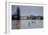 Flood Cones-Charles Bowman-Framed Photographic Print