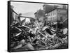 Flood Damage in Johnstown-null-Framed Stretched Canvas