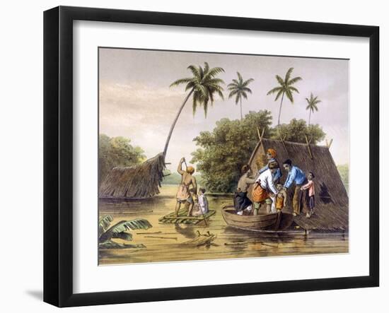 Flood in Java-JC Rappard-Framed Art Print