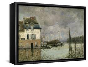 Flood of Port-Marly, c.1876-Alfred Sisley-Framed Stretched Canvas