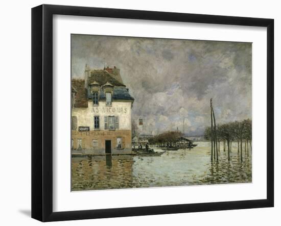 Flood of Port-Marly, c.1876-Alfred Sisley-Framed Giclee Print