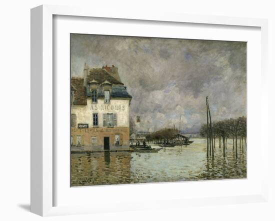 Flood of Port-Marly, c.1876-Alfred Sisley-Framed Giclee Print