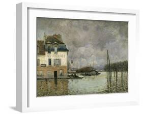 Flood of Port-Marly, c.1876-Alfred Sisley-Framed Giclee Print