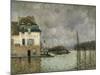 Flood of Port-Marly, c.1876-Alfred Sisley-Mounted Giclee Print