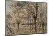 Flood of the Seine at Vétheuil-Claude Monet-Mounted Giclee Print