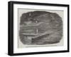 Flood on the Great Northern Railway, Between Darlington and Ferry-Hill Stations-null-Framed Giclee Print