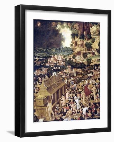 Flood, Possibly-Turkey-Framed Art Print