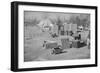 Flood refugee encampment at Forrest City, Arkansas, c.1937-Walker Evans-Framed Photographic Print