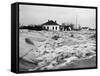 Flood Water Rushing-null-Framed Stretched Canvas