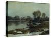 Flood Waters, 1880S-Ivan Ivanovich Yendogurov-Stretched Canvas
