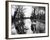 Flooded Country Lane-Fred Musto-Framed Photographic Print