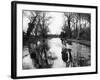 Flooded Country Lane-Fred Musto-Framed Photographic Print