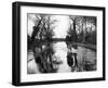 Flooded Country Lane-Fred Musto-Framed Photographic Print