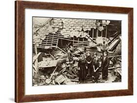 Flooded London Streets 1928-null-Framed Photographic Print