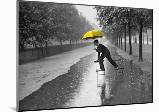 Flooded Mall, c.1934-H^ F^ Davis-Mounted Art Print