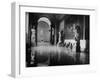 Flooded Museum, Accademia, Michelangelo's, "David" in Rear-null-Framed Photographic Print