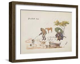 Flooded Out, from 'The Leaguer of Ladysmith', 1900 (Colour Litho)-Captain Clive Dixon-Framed Giclee Print