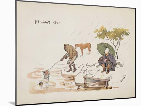 Flooded Out, from 'The Leaguer of Ladysmith', 1900 (Colour Litho)-Captain Clive Dixon-Mounted Giclee Print