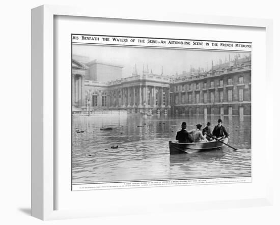 Flooded Paris-null-Framed Photographic Print