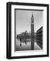 Flooded Piazza San Marco with St. Mark's Church in the Background-Dmitri Kessel-Framed Photographic Print