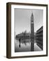 Flooded Piazza San Marco with St. Mark's Church in the Background-Dmitri Kessel-Framed Photographic Print