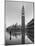 Flooded Piazza San Marco with St. Mark's Church in the Background-Dmitri Kessel-Mounted Photographic Print
