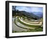 Flooded Rice Terraces, Panzhihua Village, Yuanyang County, Yunnan Province, China-Charles Crust-Framed Photographic Print