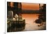 Flooded Ruins at Sunset-Enrique Serra-Framed Giclee Print