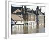 Flooded Street in 2002, York, Yorkshire, England, United Kingdom-Tony Waltham-Framed Photographic Print