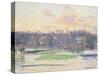 Flooded Sunset-Camille Pissarro-Stretched Canvas