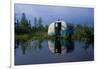 Flooded Trailer Near Alaska Highway-Paul Souders-Framed Photographic Print