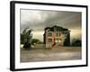 Flooding House-viczast-Framed Art Print