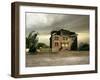 Flooding House-viczast-Framed Art Print